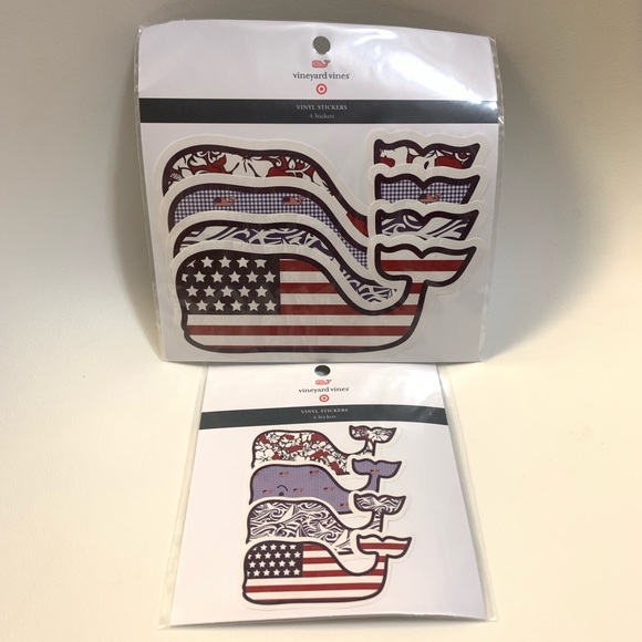 Vineyard Vines for Target Vinyl Stickers Lg & Sm - Picture 1 of 3